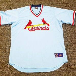 St. Louis Cardinals Cooperstown Collection Baseball Jersey Size XXL Majestic MLB